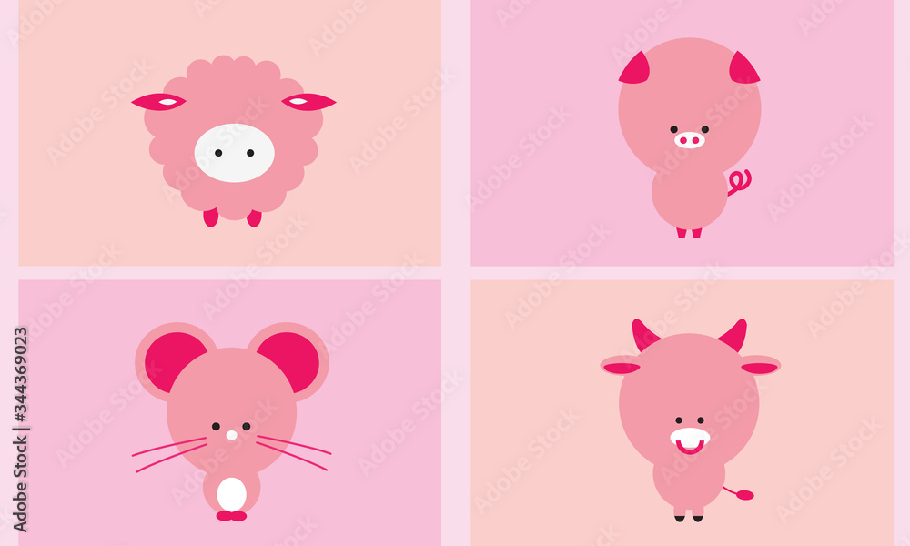 Animal Livestock Pink