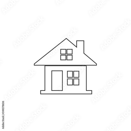 house icon vector illustration design