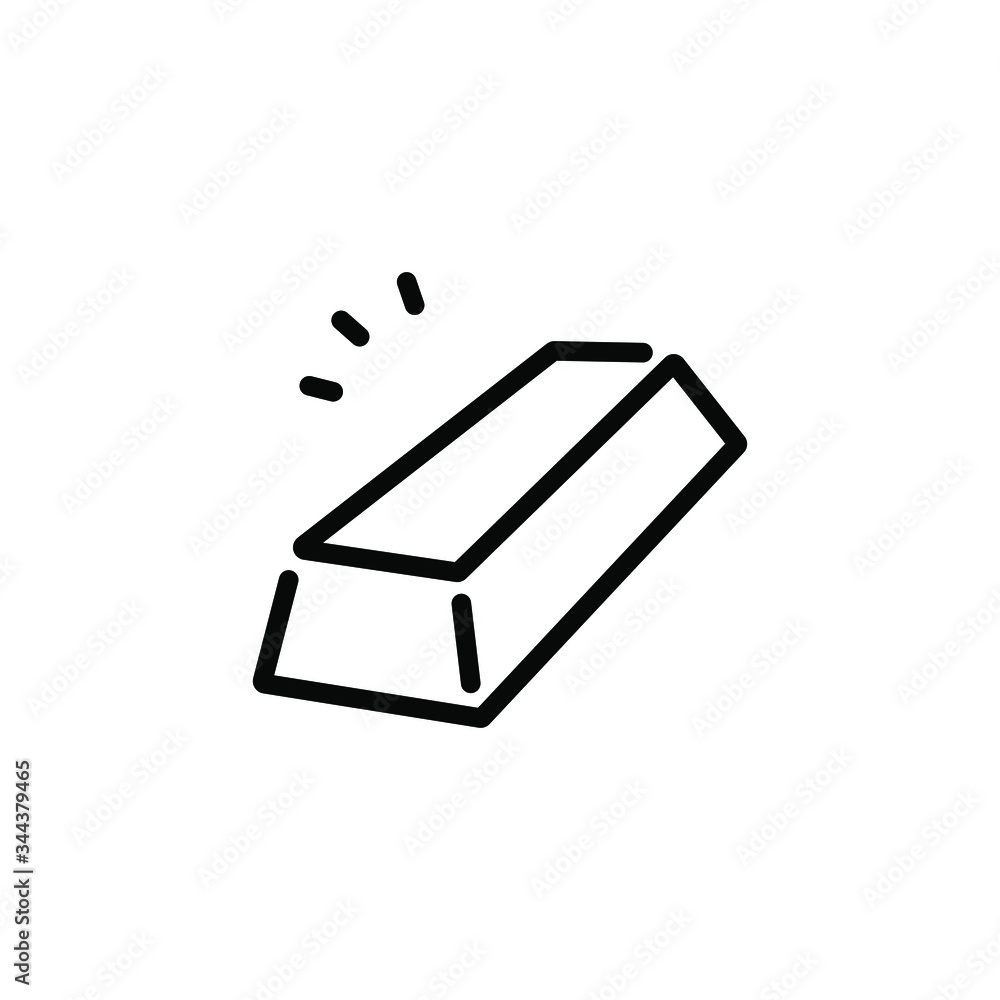 Metal bar thin icon in trendy flat style isolated on white background. Symbol for your web site design, logo, app, UI. Vector illustration, EPS Metal bar thin icon in trendy flat style isolated on white background. Symbol for your web site design, logo, app, UI. Vector illustration, EPS