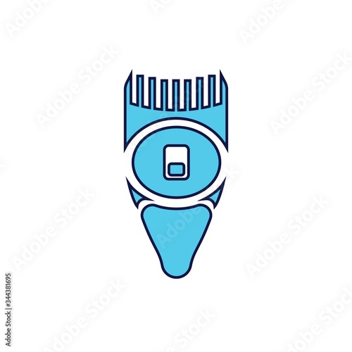 shaving machine icon vector illustration design