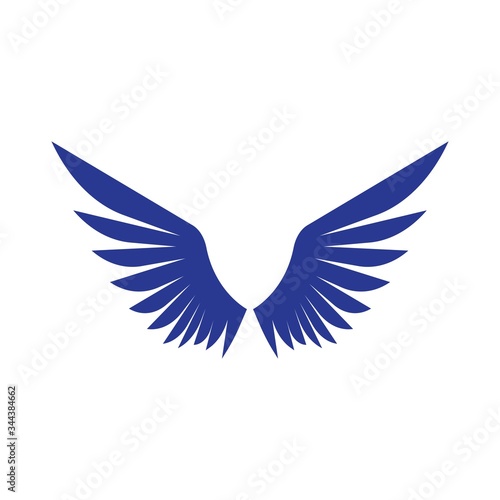 Wing logo vector icon © patmasari45