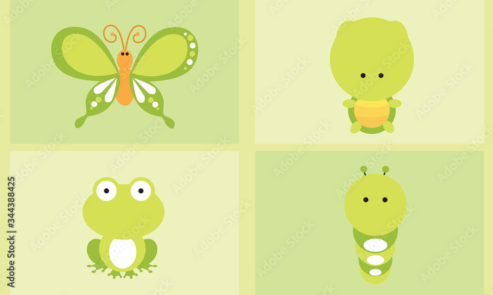 Obraz premium Animal Green