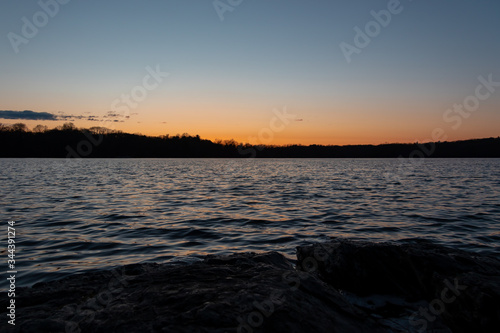 Sunset at the lake