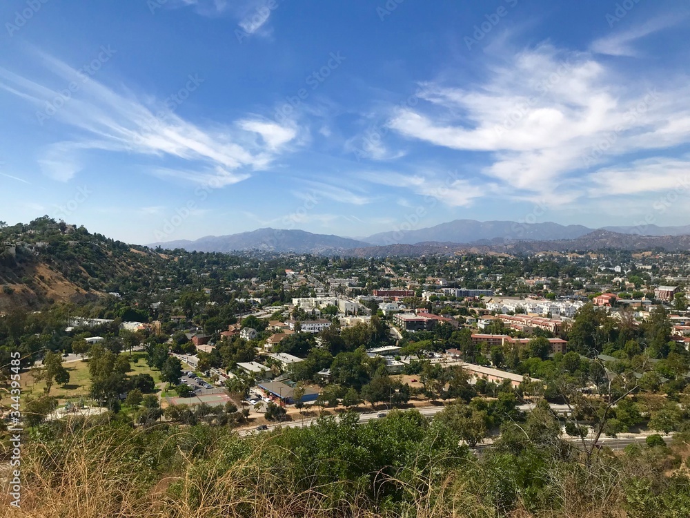 View of the city of LA