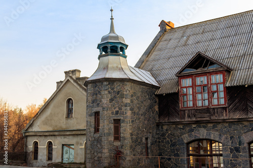 Old Bratslav water mill with power station in Nemyriv, Ukraine photo