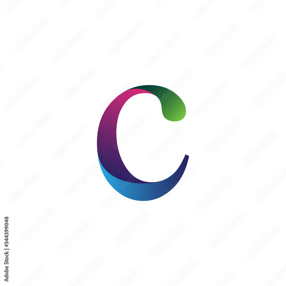 initial letter c concept logo vector initial letter c concept logo vector