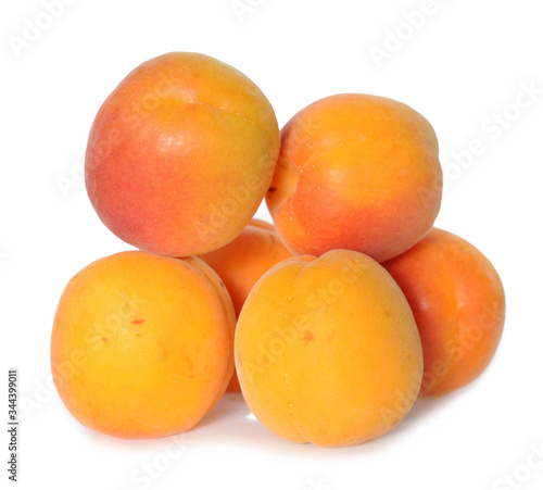 Six ripe plums