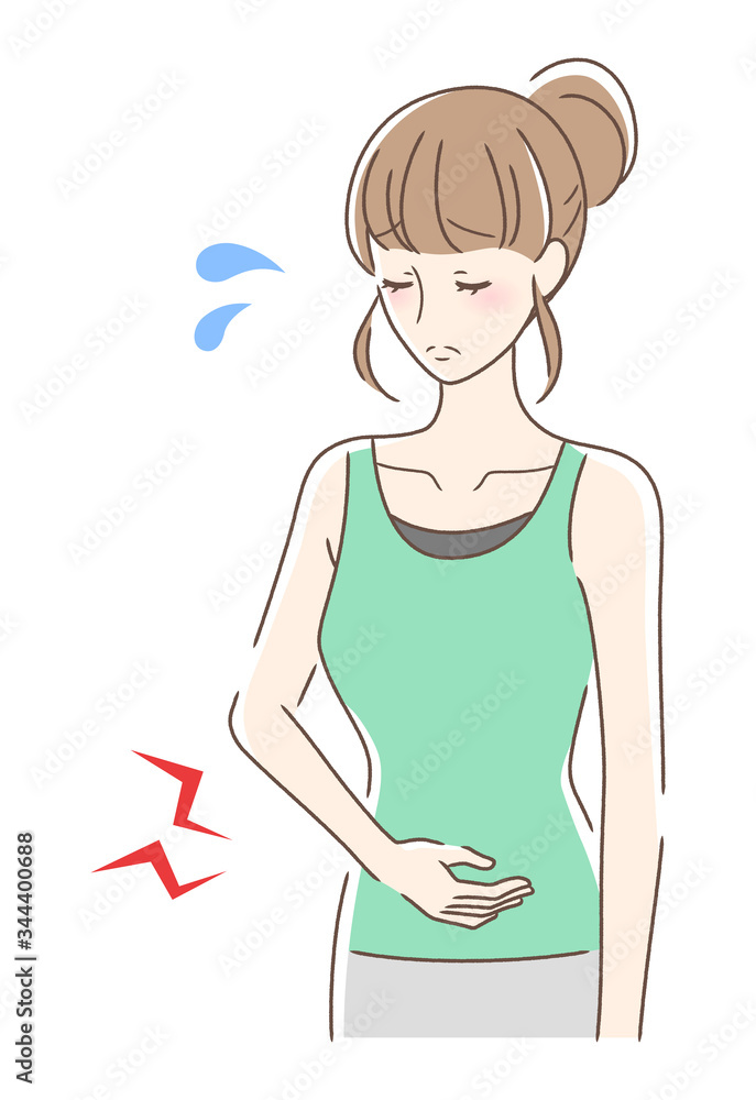 お腹が気になる女性