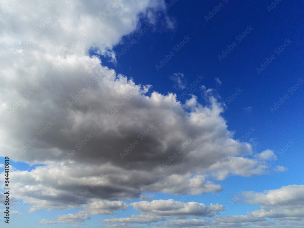 Simple blue cloudy sky, Nature background, day time. Simple blue cloudy sky, Nature background, day time.