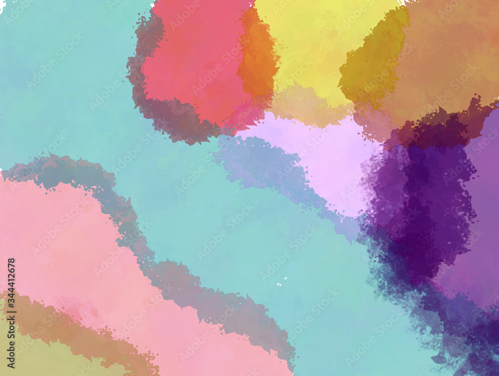 colorful abstract background illustration paint like brush stroke