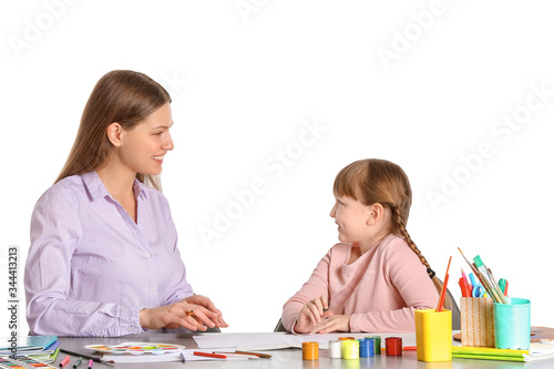 Drawing teacher giving priv...