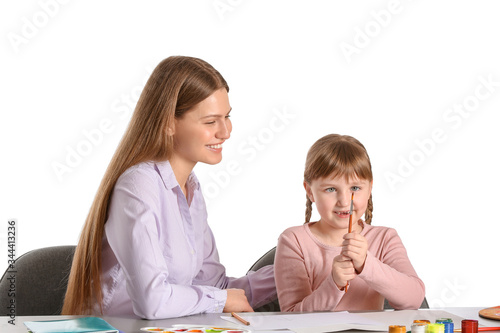 Drawing teacher giving priv...