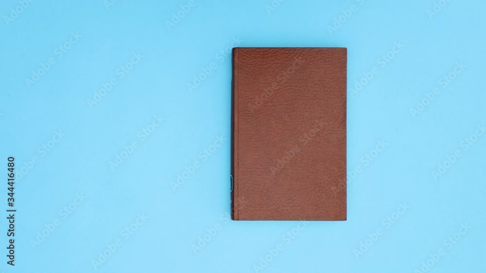 Book passing and changing colors - Stop motion Book passing and changing colors - Stop motion