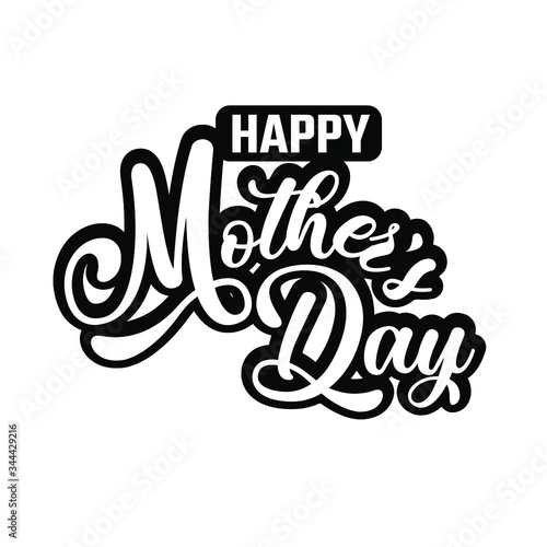 happy mothers day card with hearts	
