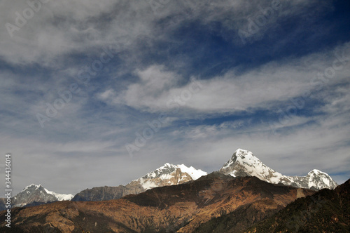 Fototapeta Naklejka Na Ścianę i Meble -  Nepal Poon Hill Trekking Scenery 