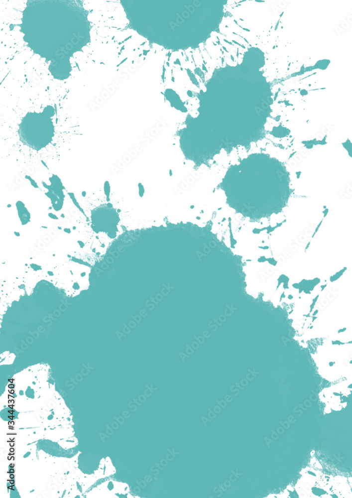 Obraz premium 水しぶきのイメージ 青