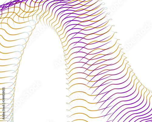 Abstract background blend wave line design for Wallpaper, Banner, Background, Card, Book Illustration, landing page