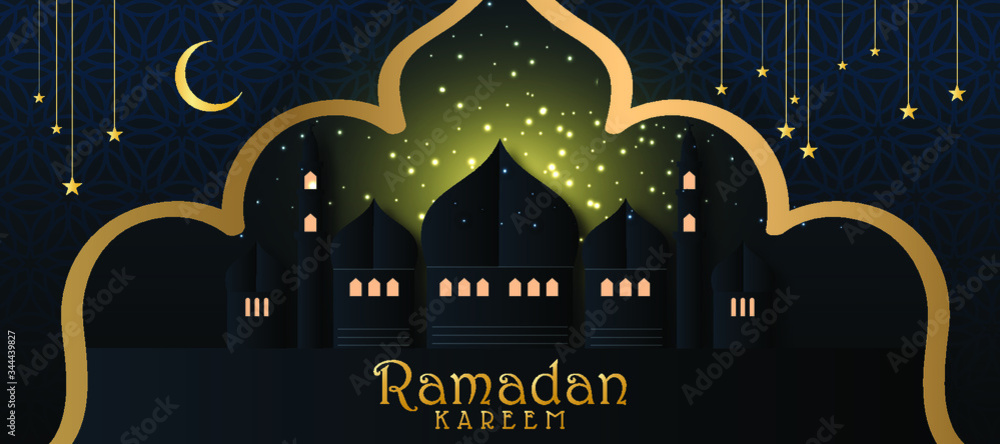 Obraz premium Ramadan kareem islamic background