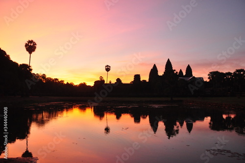 Cambodia Angkor Wat sunset