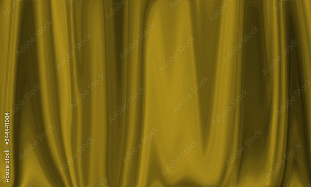 Gold curtain textured design background