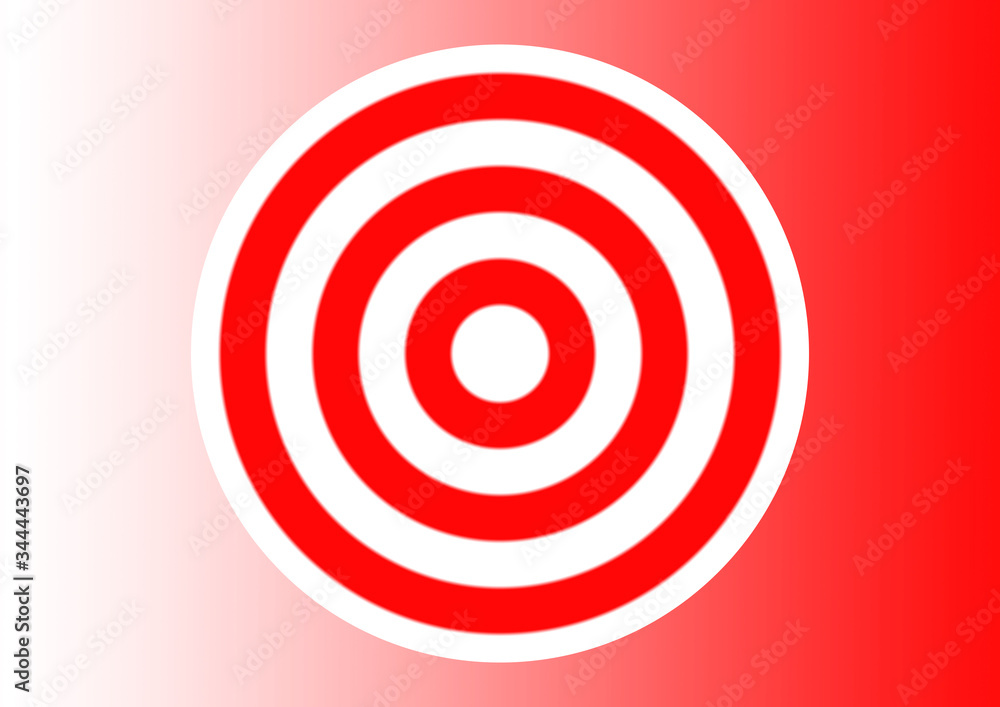 red darts on gradient background red darts on gradient background