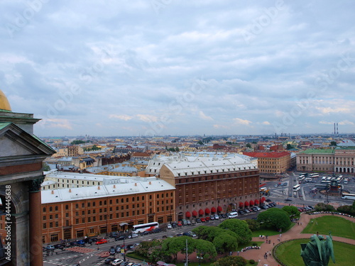 View from the roof of St. Isaac's Cathedral in St. Petersburg
