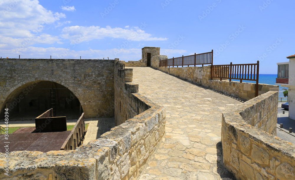 wall of old Larnaka Castle