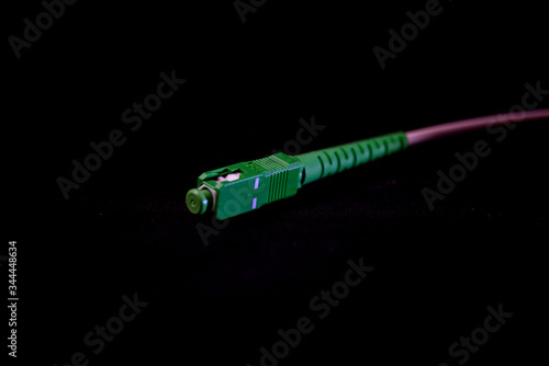 Fiber optic connector to internet