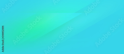 Green and light blue color abstract wide background