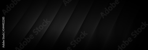 Dark neutral abstract background for wide banner