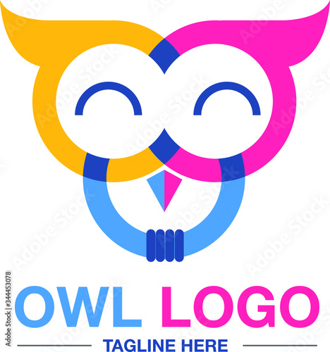 Owl Logo Vector photo