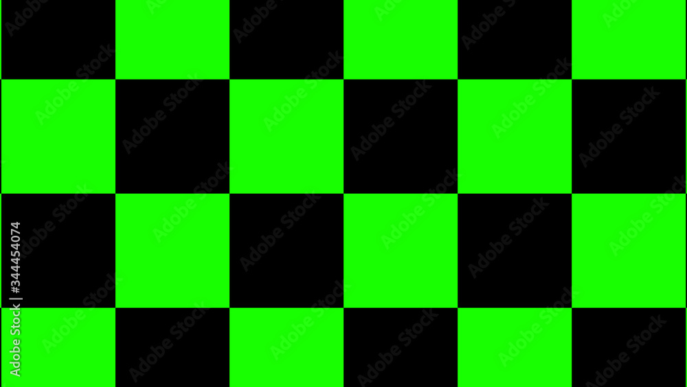 New green & black color checker board abstract background,chessboard abstract