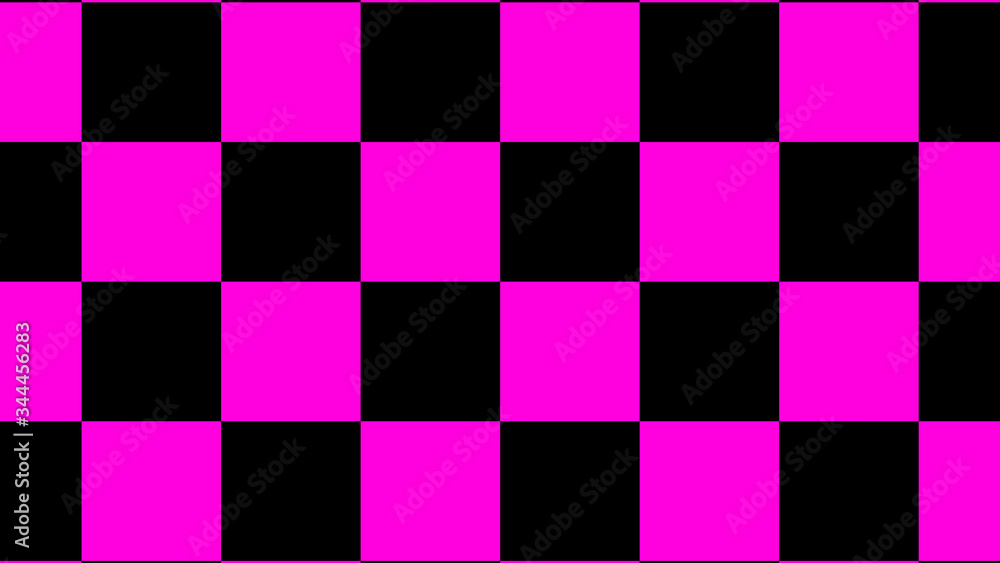 Pink & black checker board abstract background,Checker board