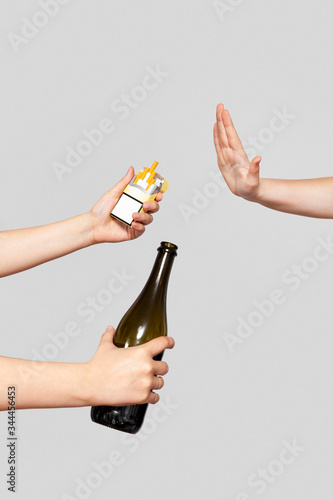 Say no to smoking and alcohol