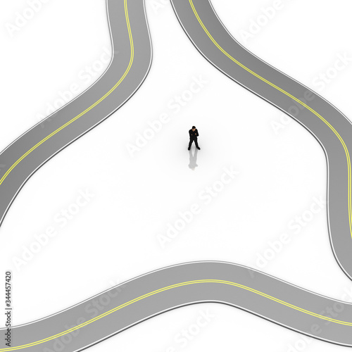 Challenge and competition concepts, original 3d rendering