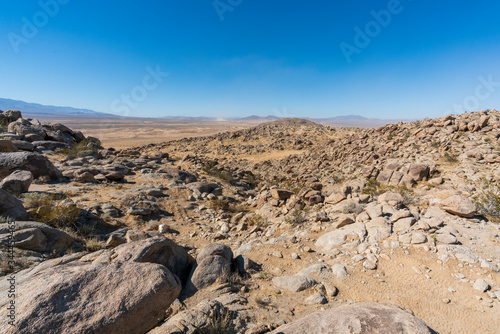 Johnson Valley desert in the state of California (USA)