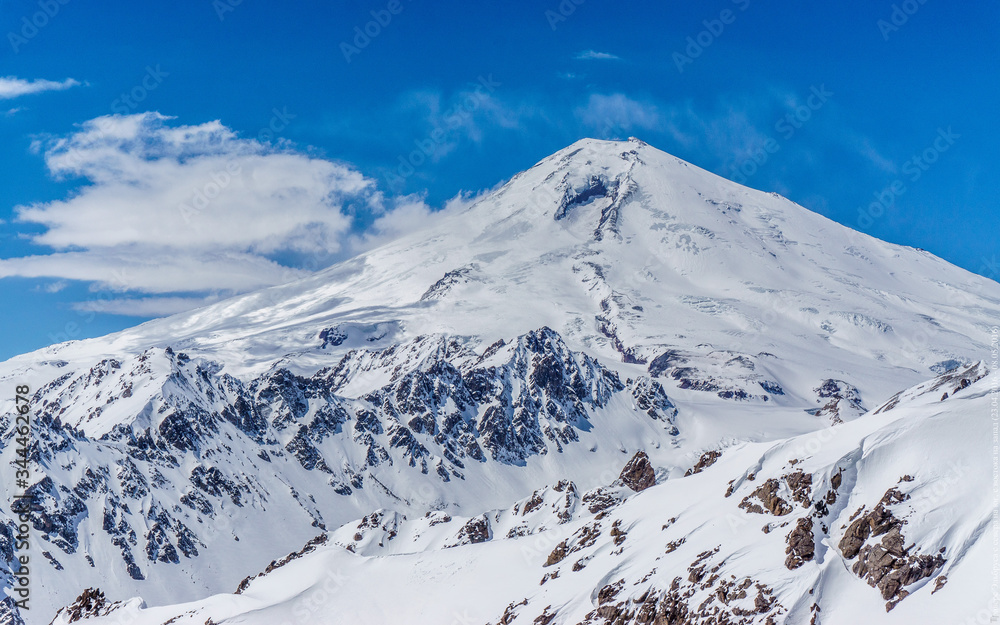 snowy mountain peaks
Elbrus mountain landscape snowy mountain peaks
Elbrus mountain landscape