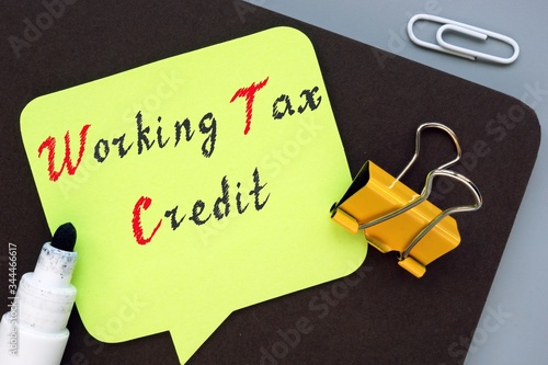 Working Tax Credit (WTC) phrase on the page.