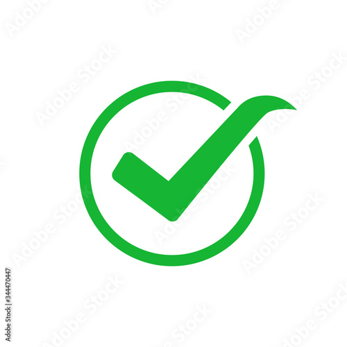 True Checkmark green vector design