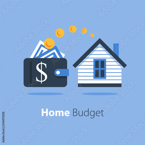 Mortgage loan, household expenses, real estate investment, house rental, property purchase