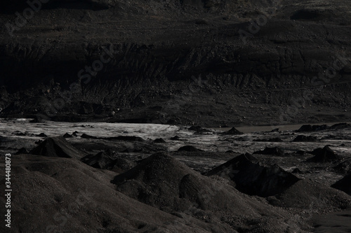 Black Glacier in Iceland