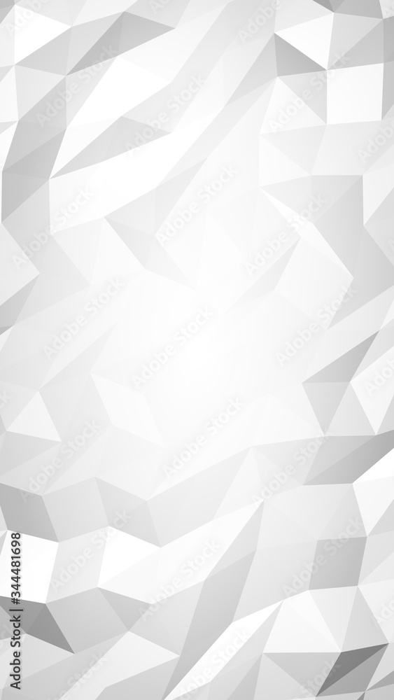 White abstract background. Lowpoly backdrop. Crumpled paper. 3D illustration White abstract background. Lowpoly backdrop. Crumpled paper. 3D illustration