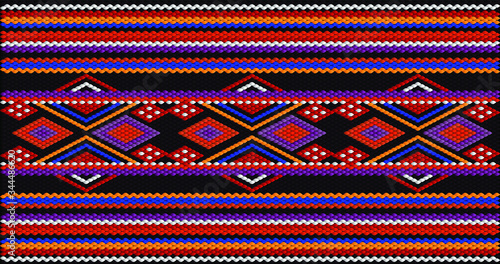 Seamless, ethnic ornament for fabrics, interiors, ceramics and furniture in the Arabic style.