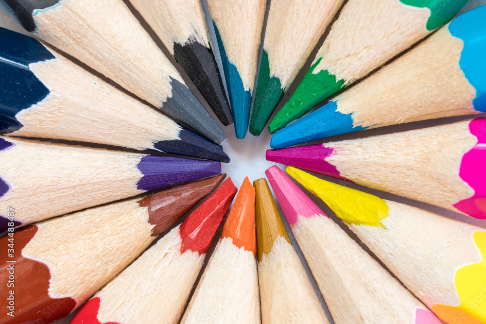 background of colored pencils close up background of colored pencils close up