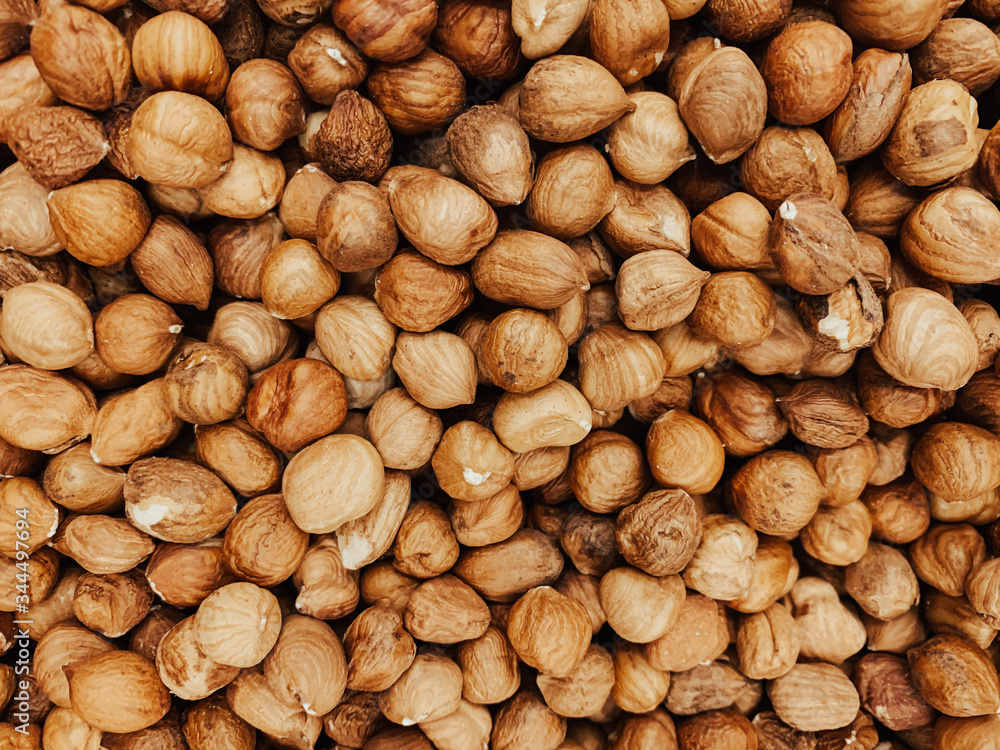 lots of delicious hazelnuts for eating a background lots of delicious hazelnuts for eating a background