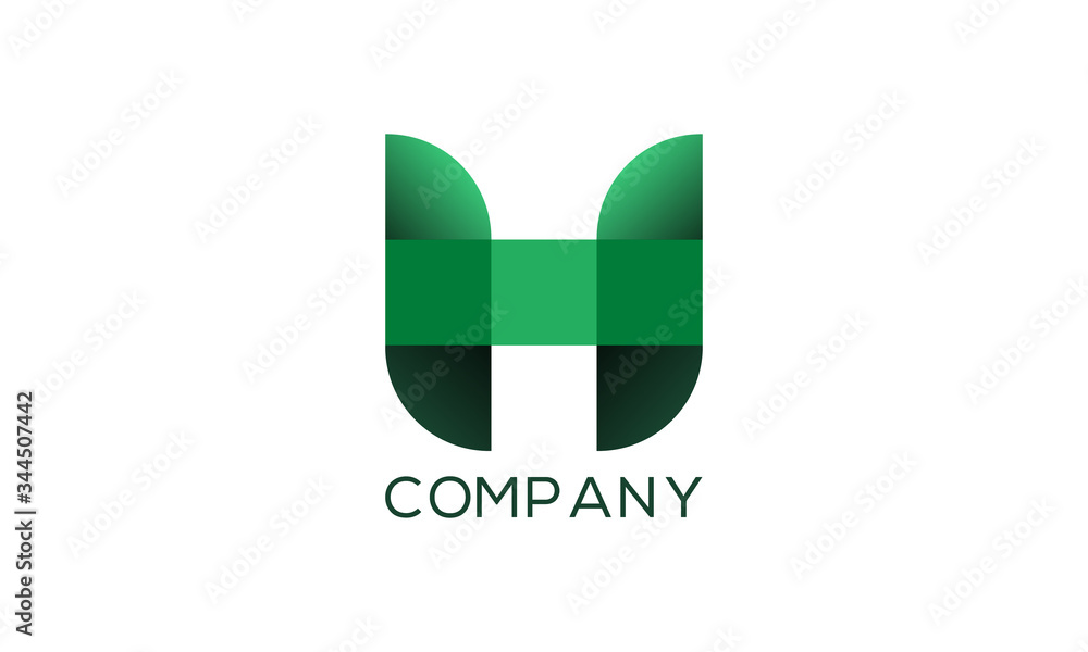 Fototapeta premium Letter H professional logo for all kinds of business
