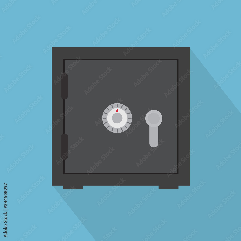 steel safe icon- vector illustration steel safe icon- vector illustration