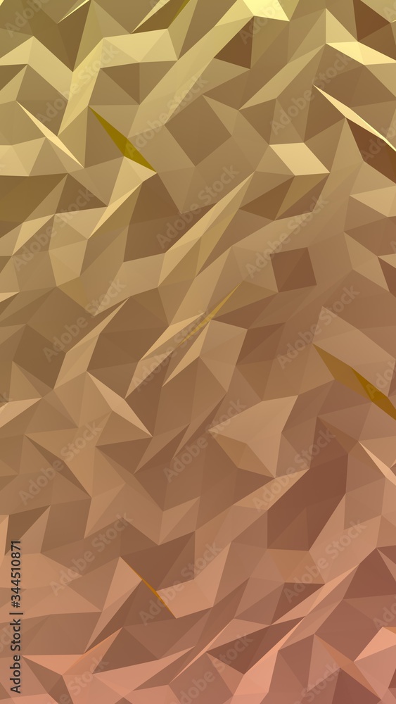 Abstract triangle geometrical orange background. Geometric origami style with gradient. 3D illustration Abstract triangle geometrical orange background. Geometric origami style with gradient. 3D illustration