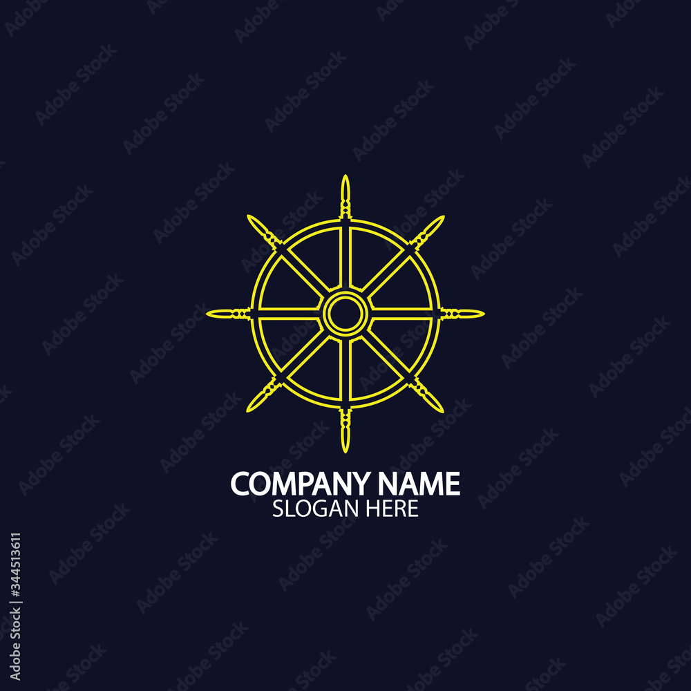 Ship and boat helm steering wheel boat and maritime rudder icon ship steering wheels - vector. Ship and boat helm steering wheel boat and maritime rudder icon ship steering wheels - vector.
