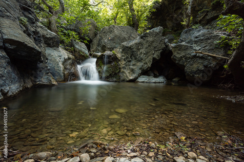 Kreta Wasserfall mit einer Langzeitbelichtung